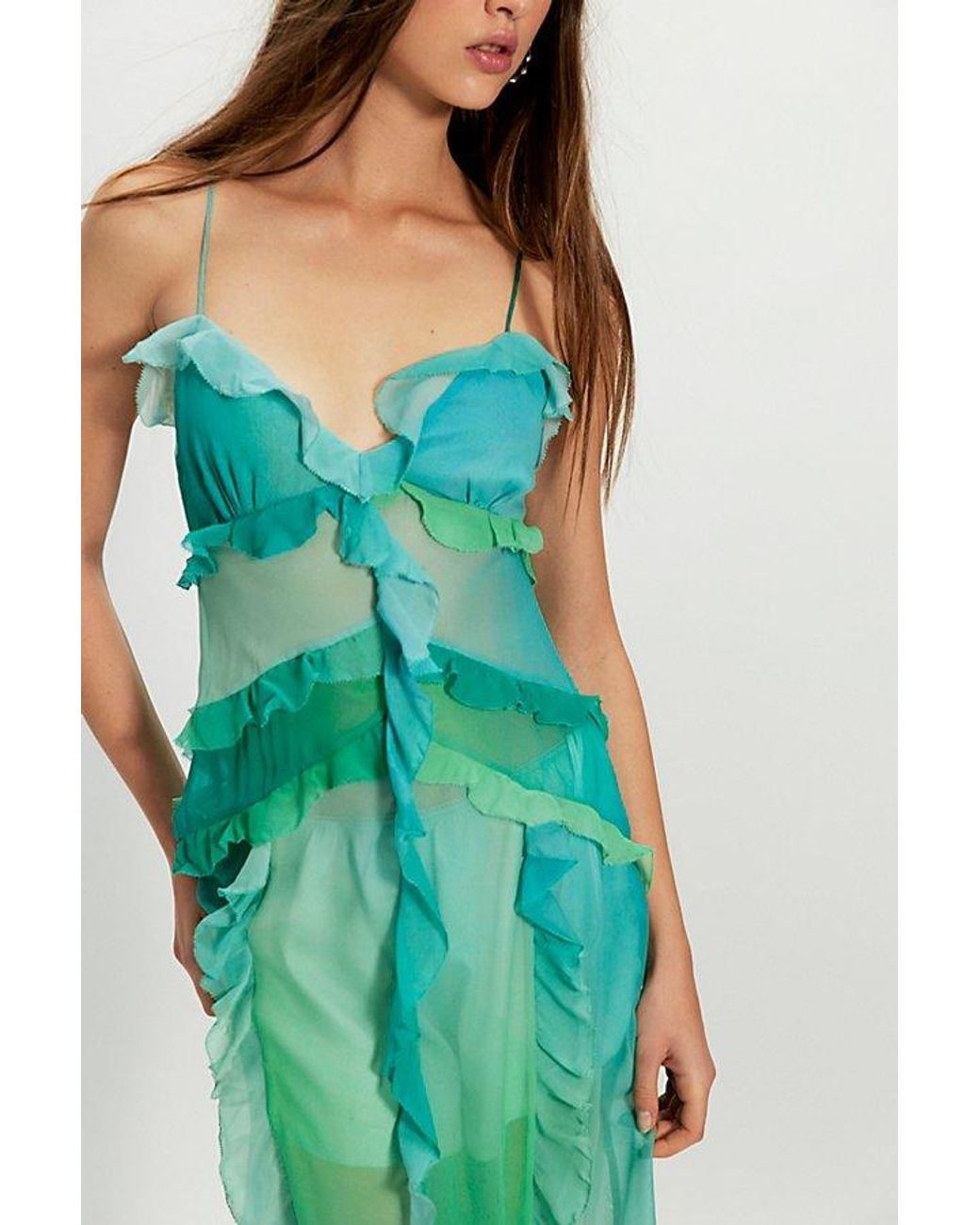 hansen and gretel isla silk dress Ischia Dress Blue-S / BLUE
