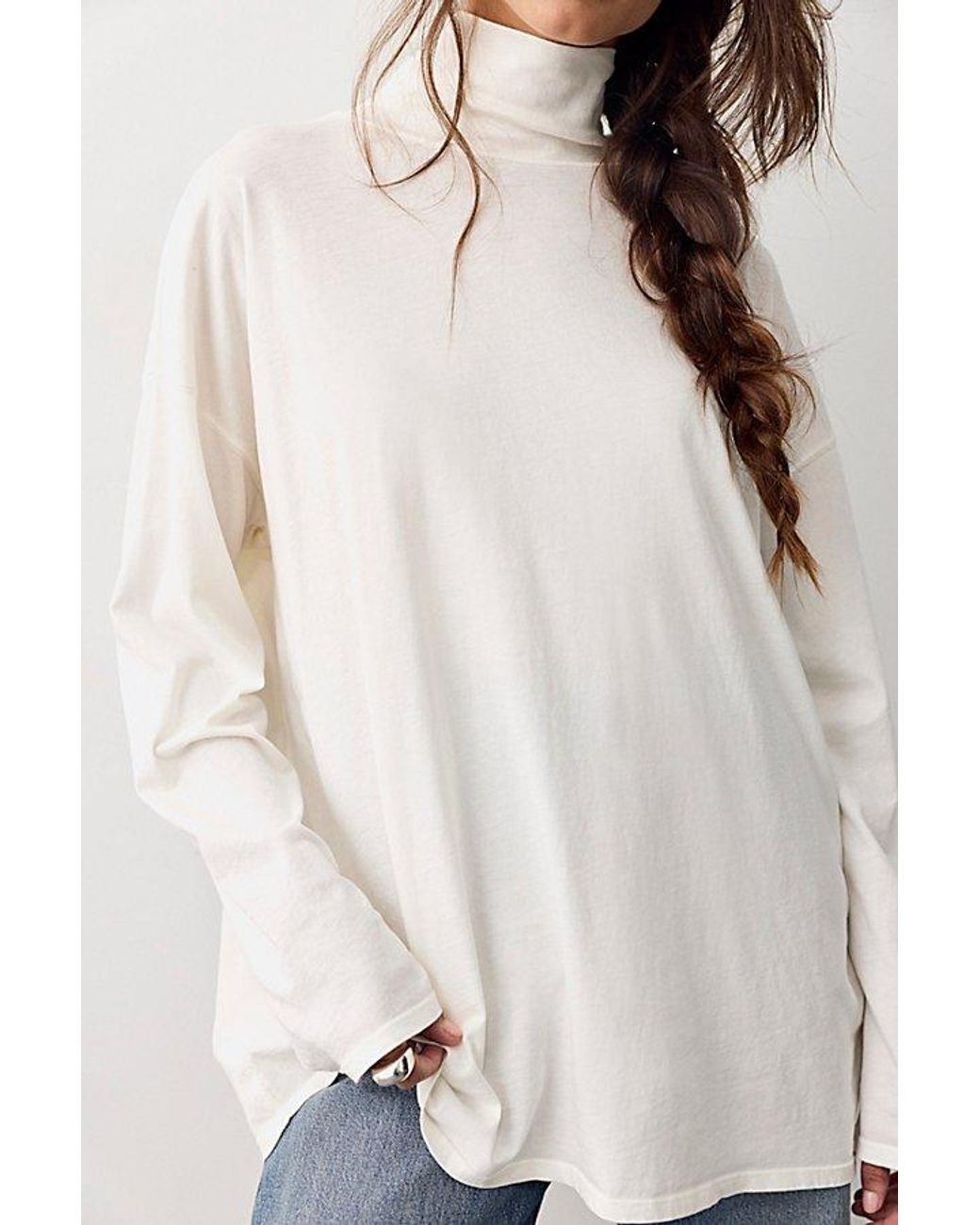 Free People Multicolor We The Free Nevada Solid Long Sleeve Top