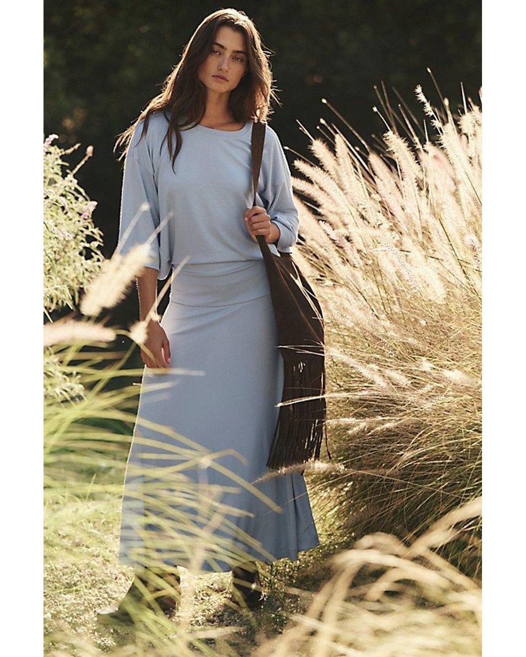 free-est Multicolor Good Feels Maple Midi Dress By