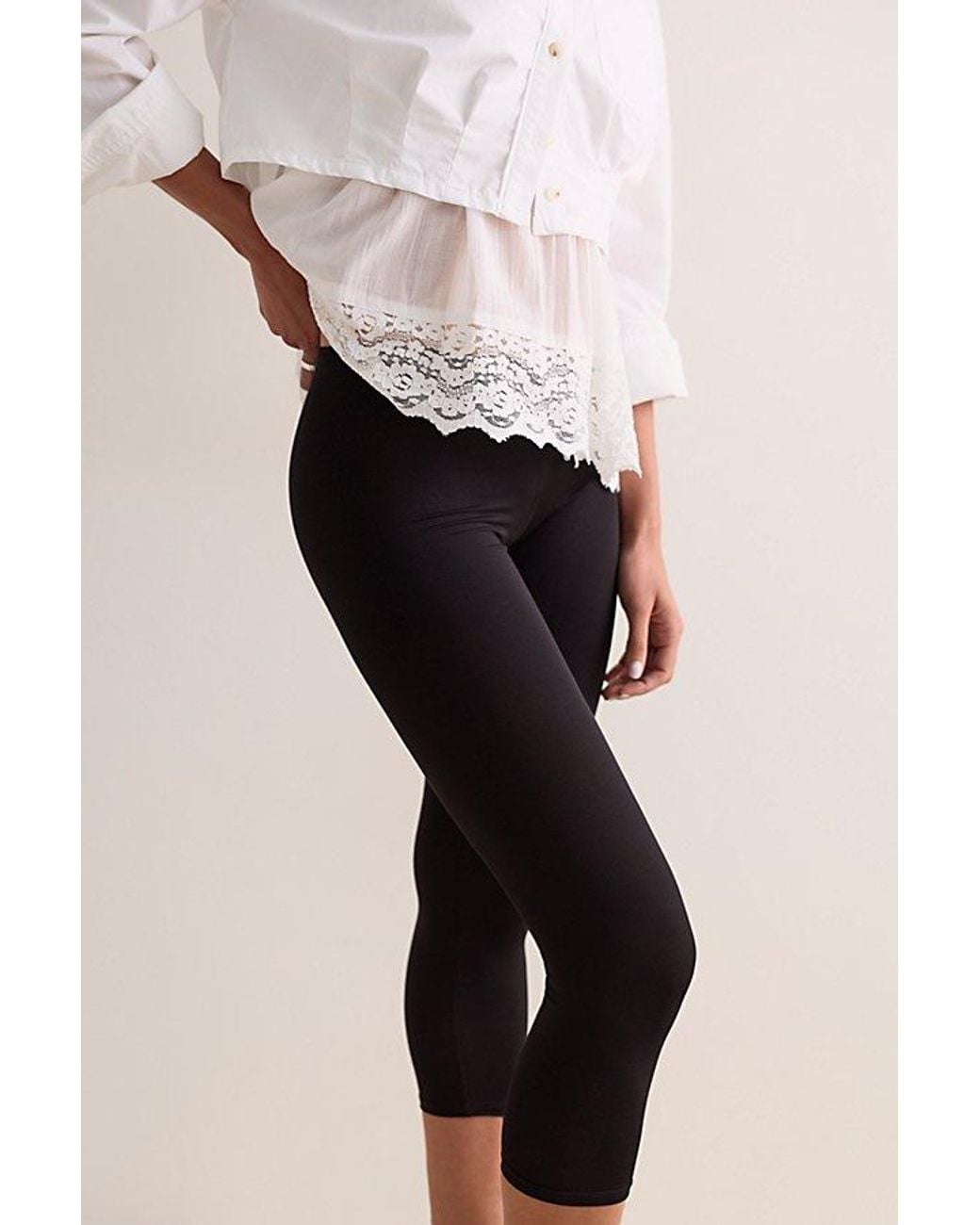 Only Hearts Black So Fine Capri Leggings