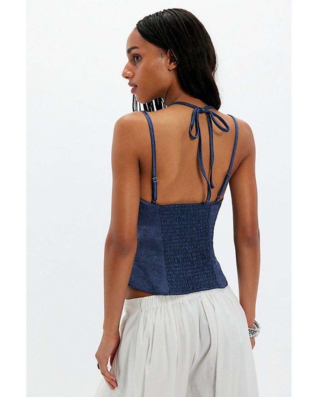 Free People Soren Top in Blue | Lyst UK