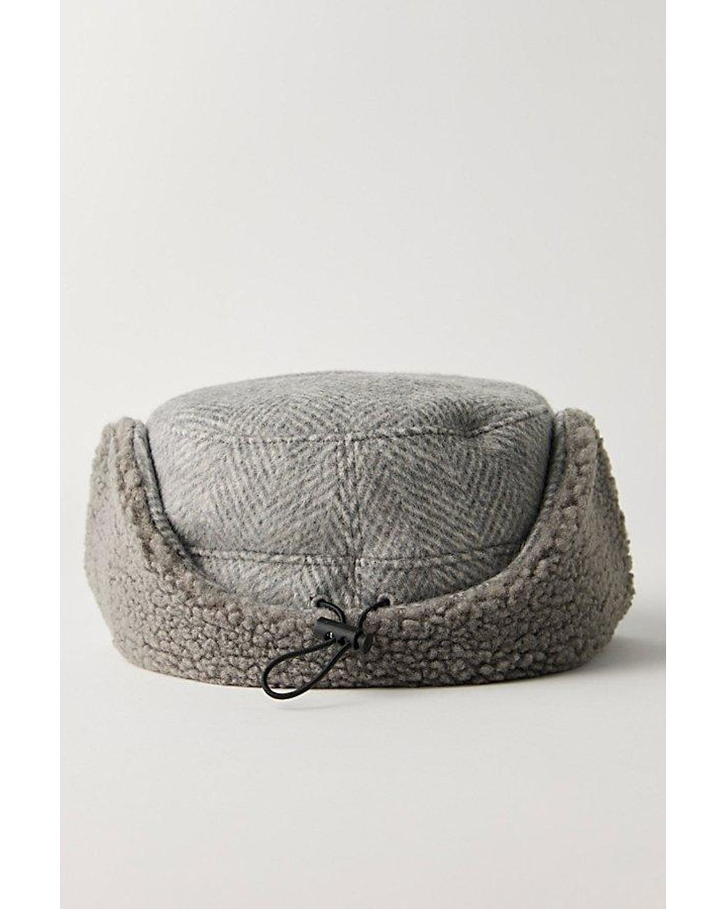 Free People Black Cozy Convertible Cadet Hat