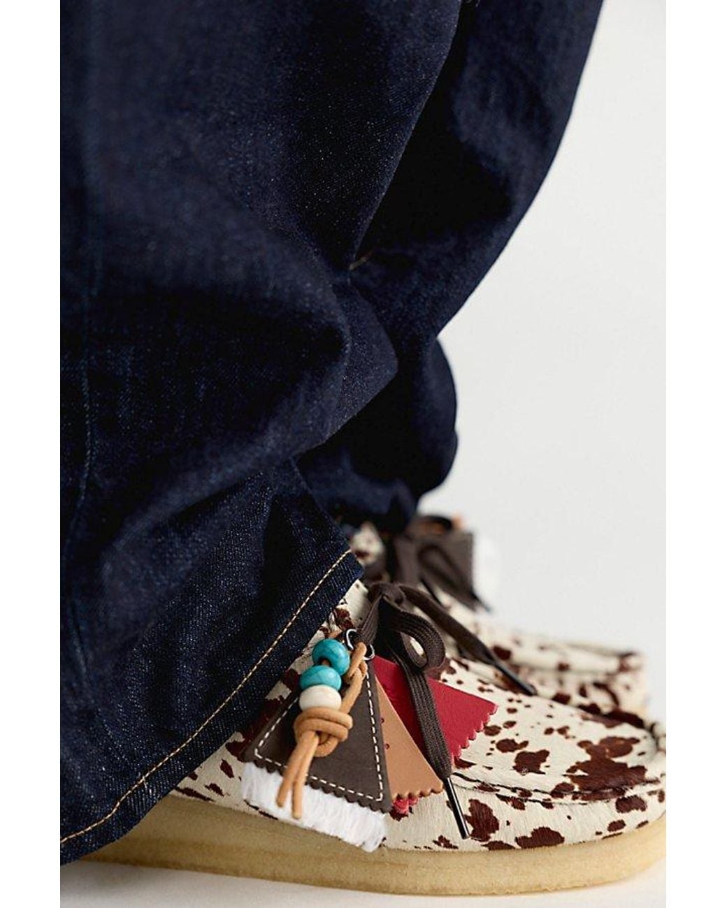 Clarks Blue Blanch Yu Wallabees