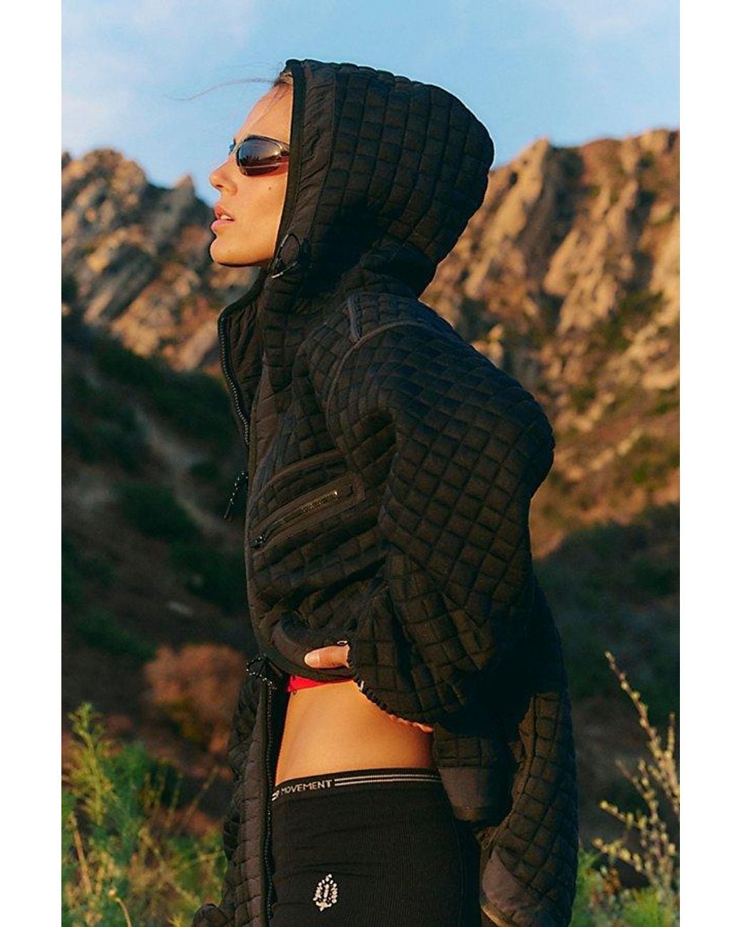 Fp Movement Black Square Up Jacket