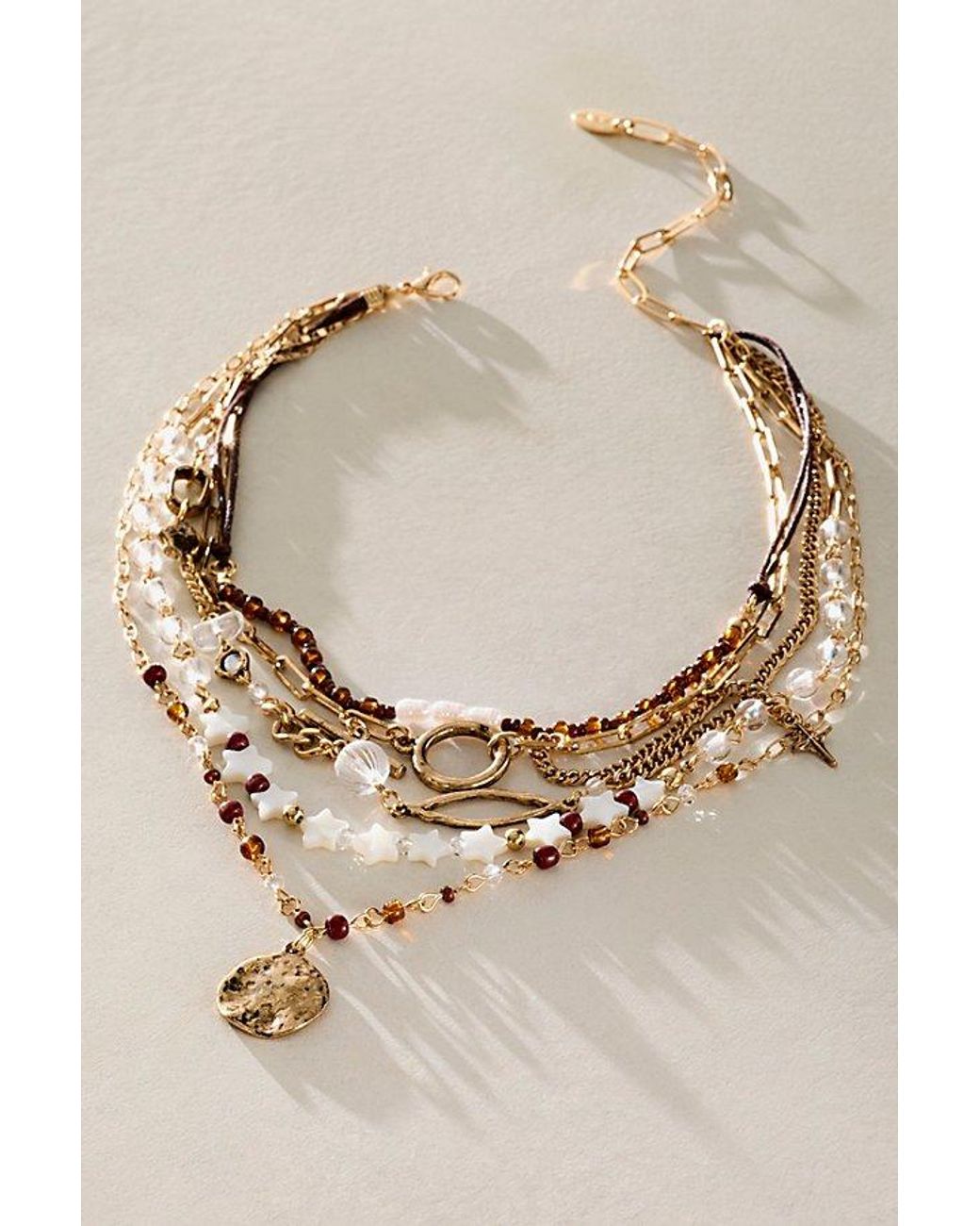 Free People Natural Starry Layer Necklace