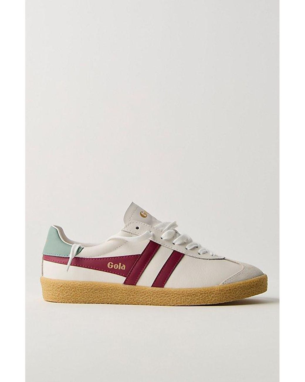 Gola Natural Medallist Leather Sneakers