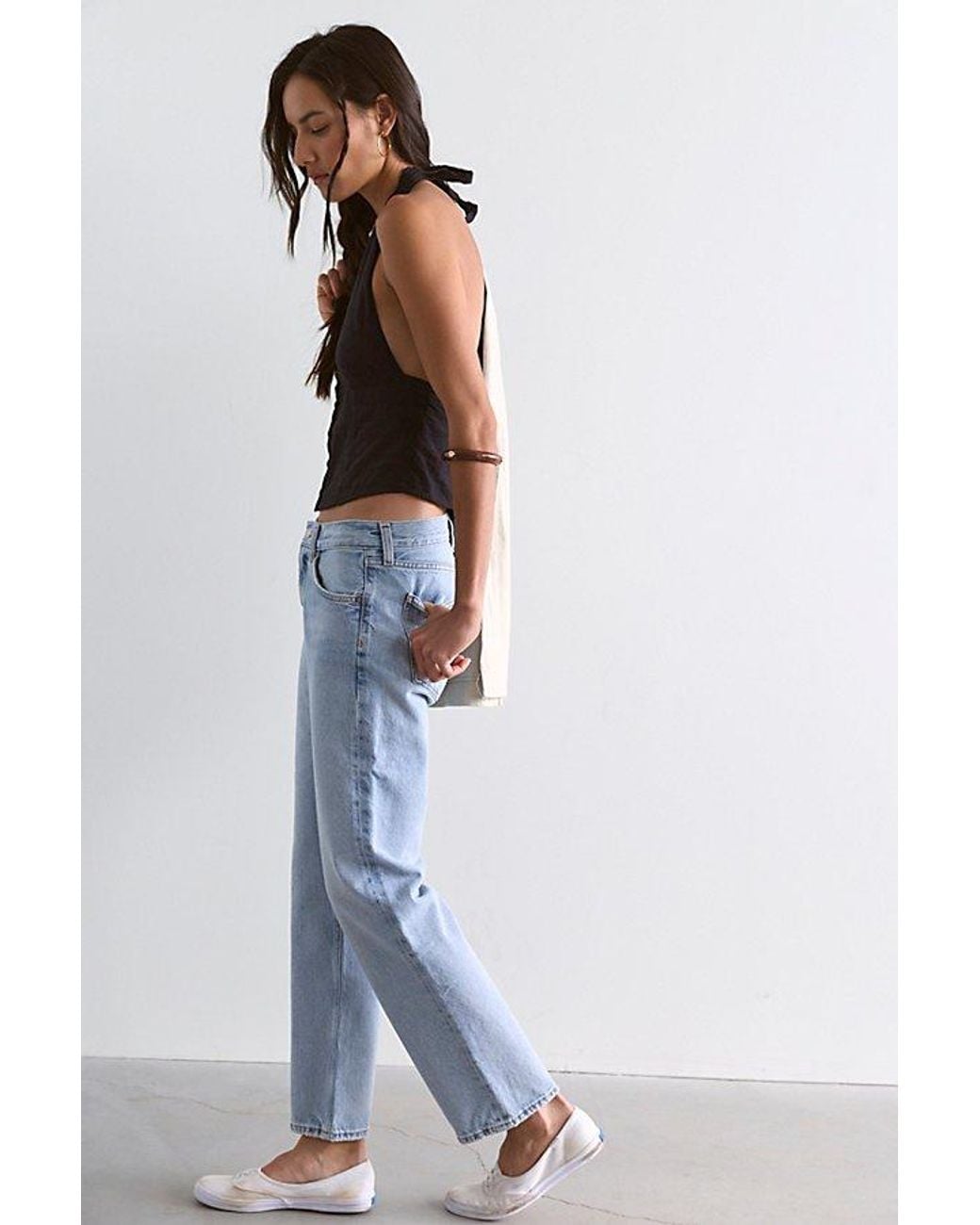 Agolde Blue Stovepipe Jeans