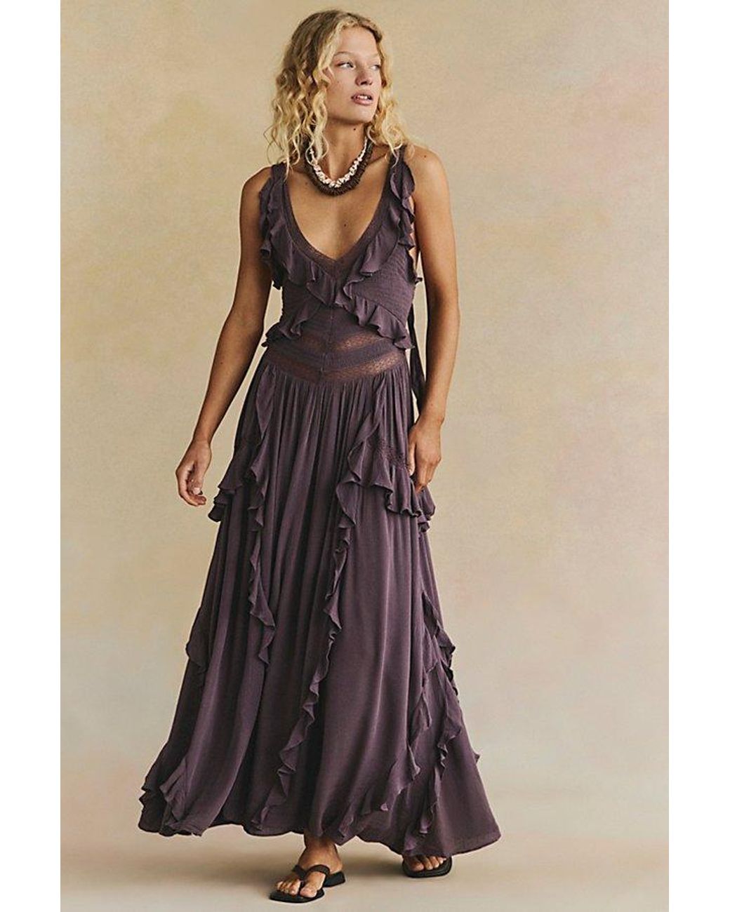 free-est Natural Marsai Maxi Dress By