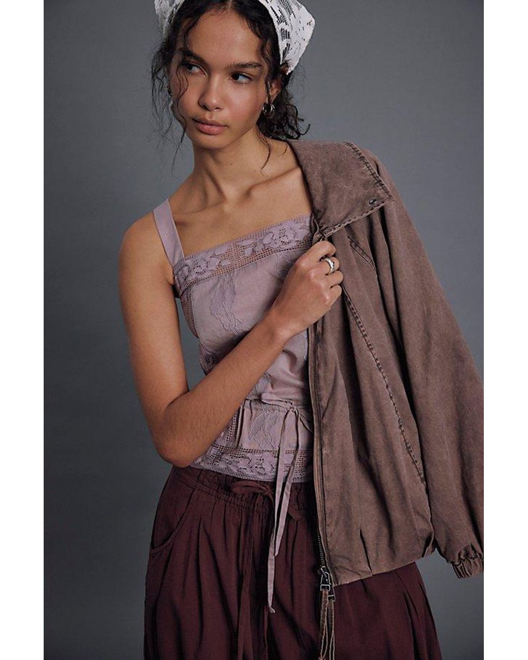 Free People Multicolor Wildflower Cross-Stitch Top