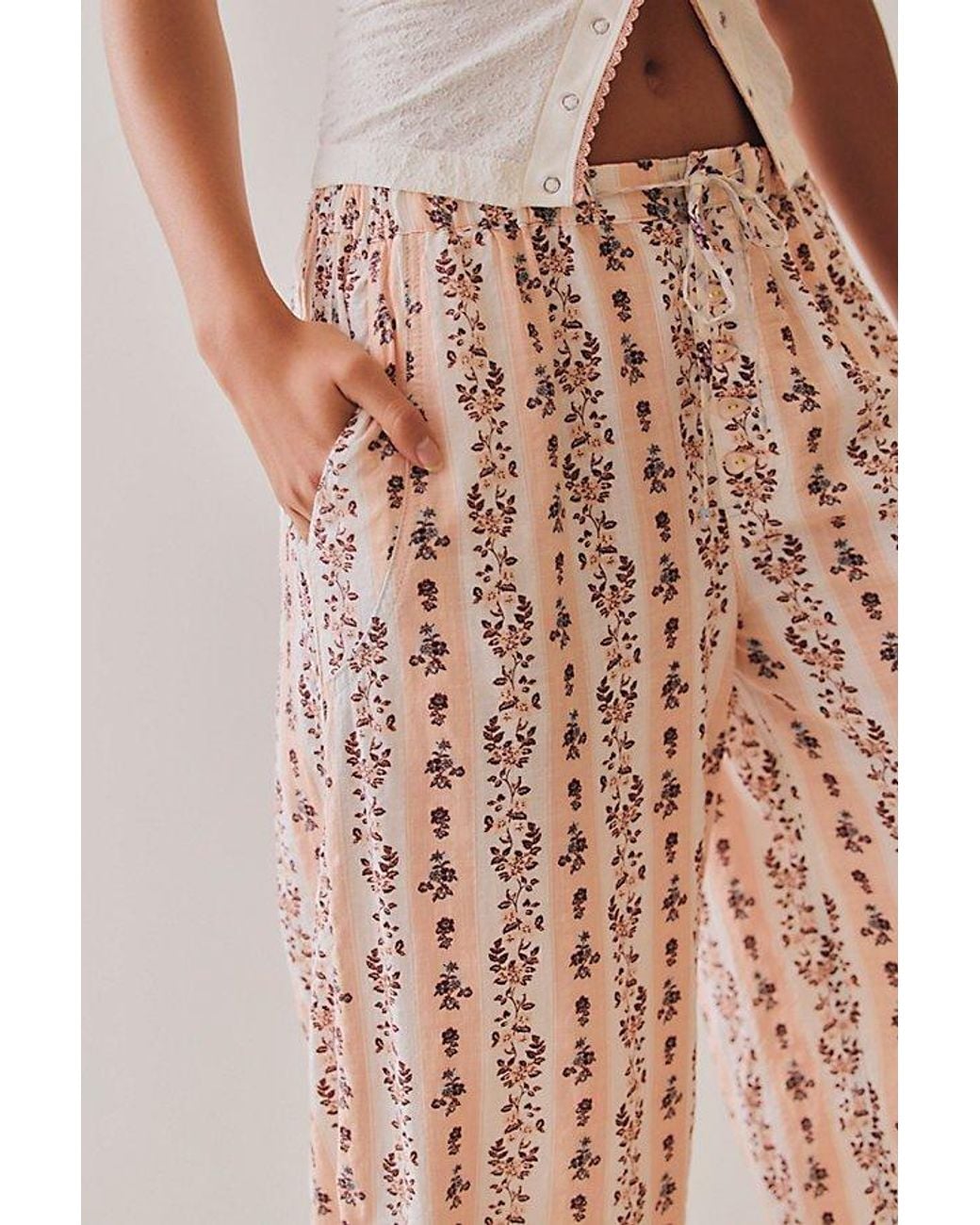 Free People Multicolor On Repeat Pyjama Trousers By