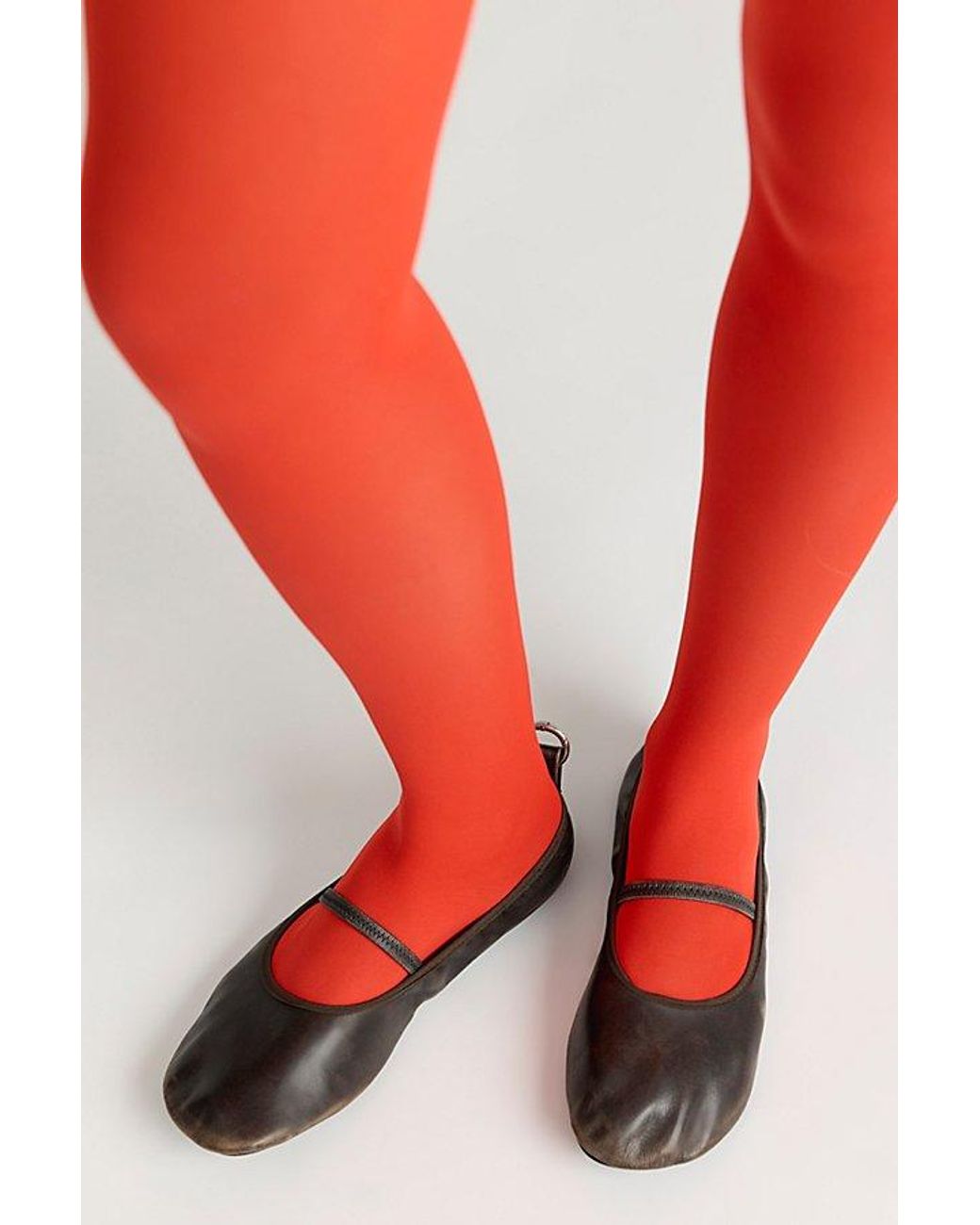 Free People Red Svea Tights