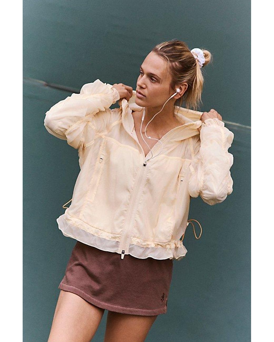 Fp Movement Black Sheer Bliss Jacket