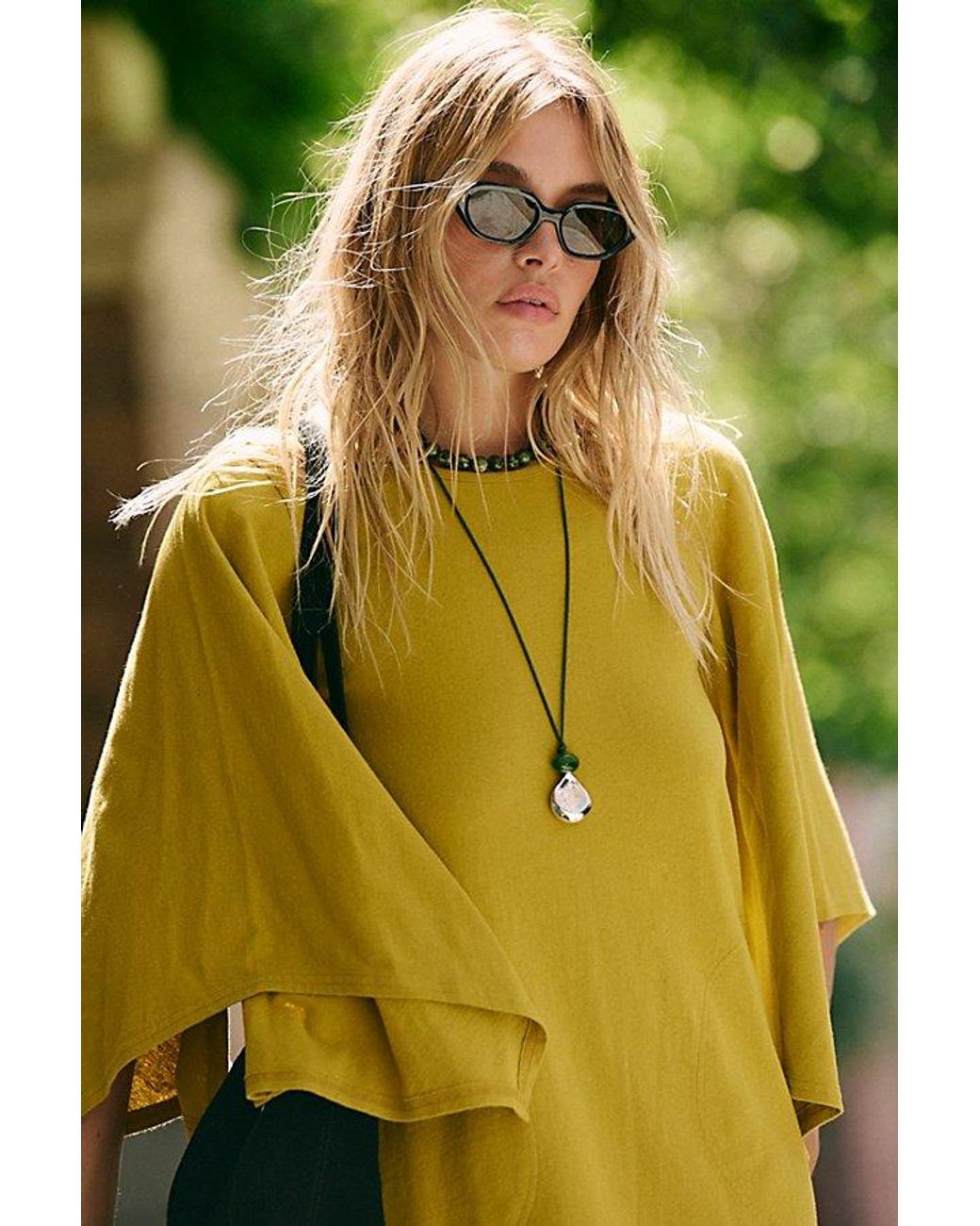 Free People Briar Midi Dress in Yellow | Lyst