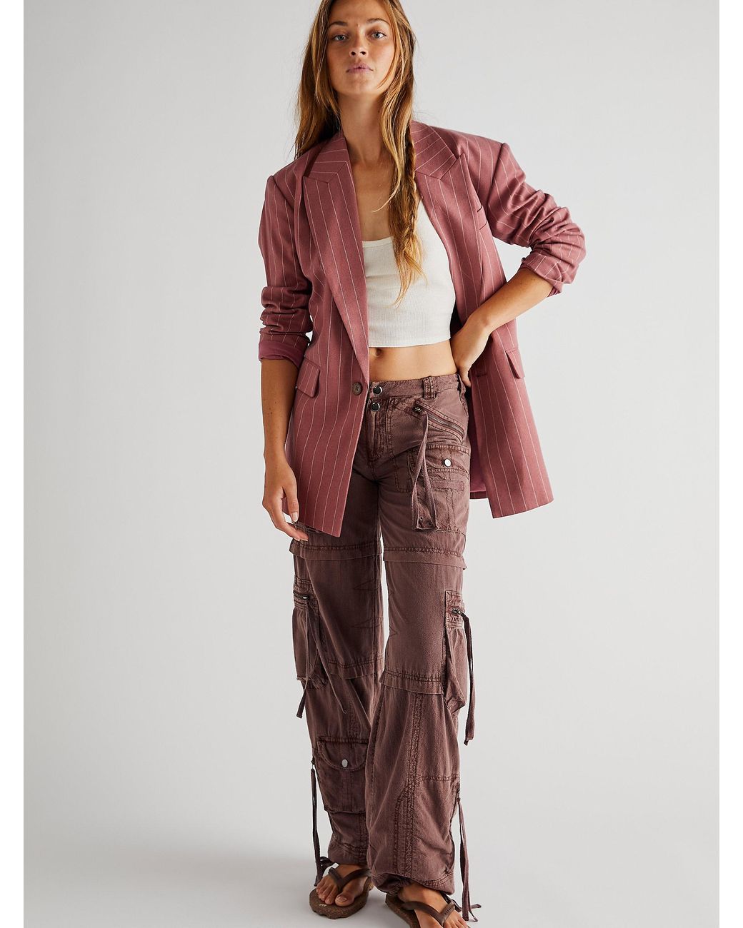stacked cargo pants