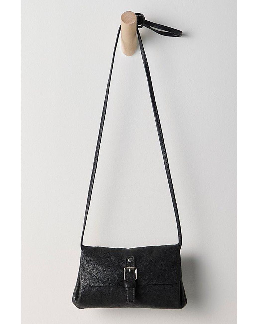 Free People Black Everyday Crossbody Wallet