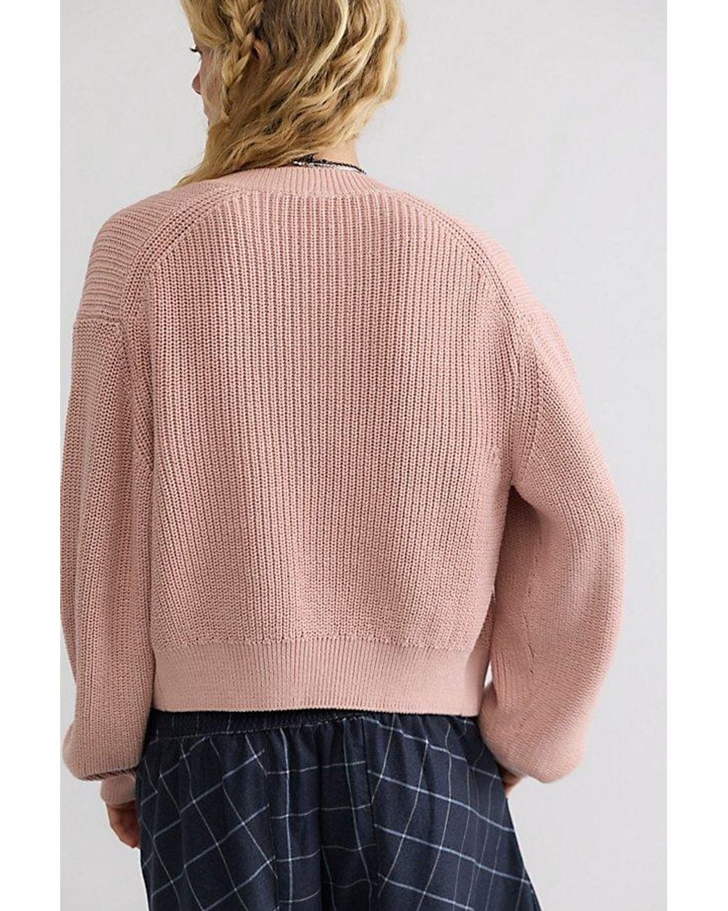Free People Multicolor Vienna Cotton Knit Cardi