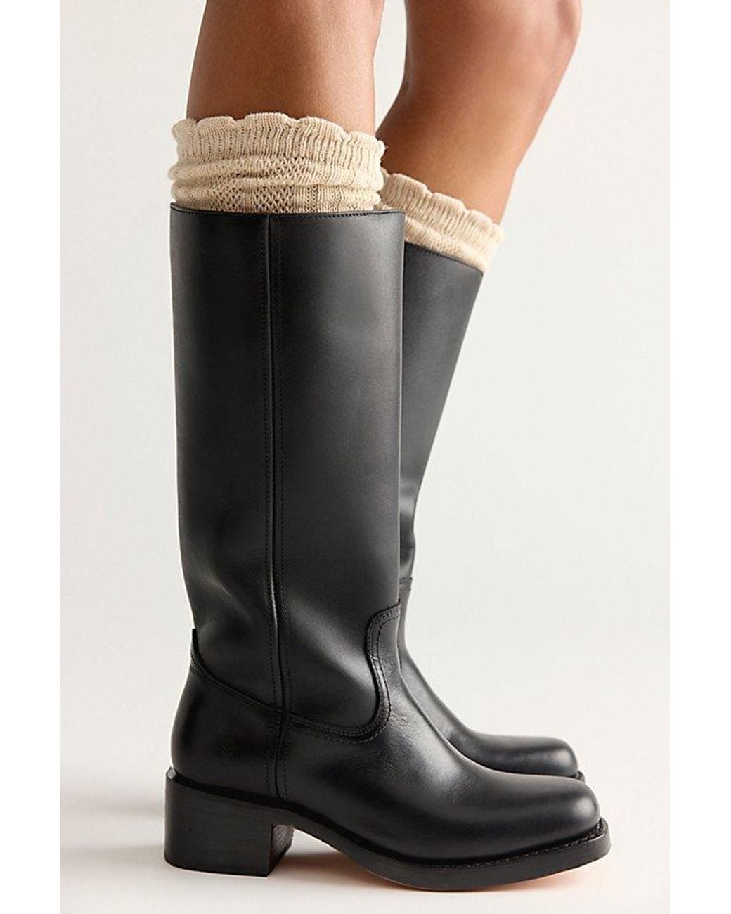 Frye Black Campus 14L Boots