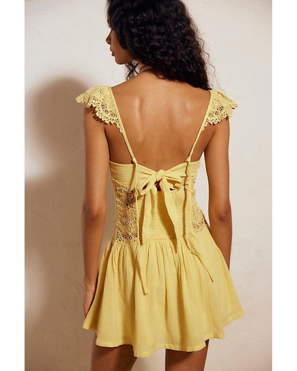 free-est Natural Norla Cotton Mini Dress By