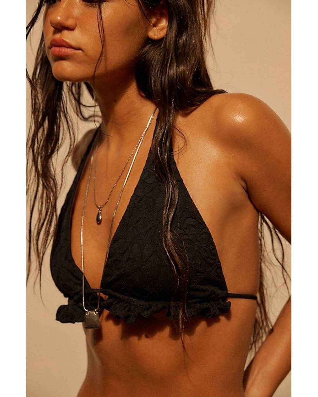 free-est Black Brandy Kini Top
