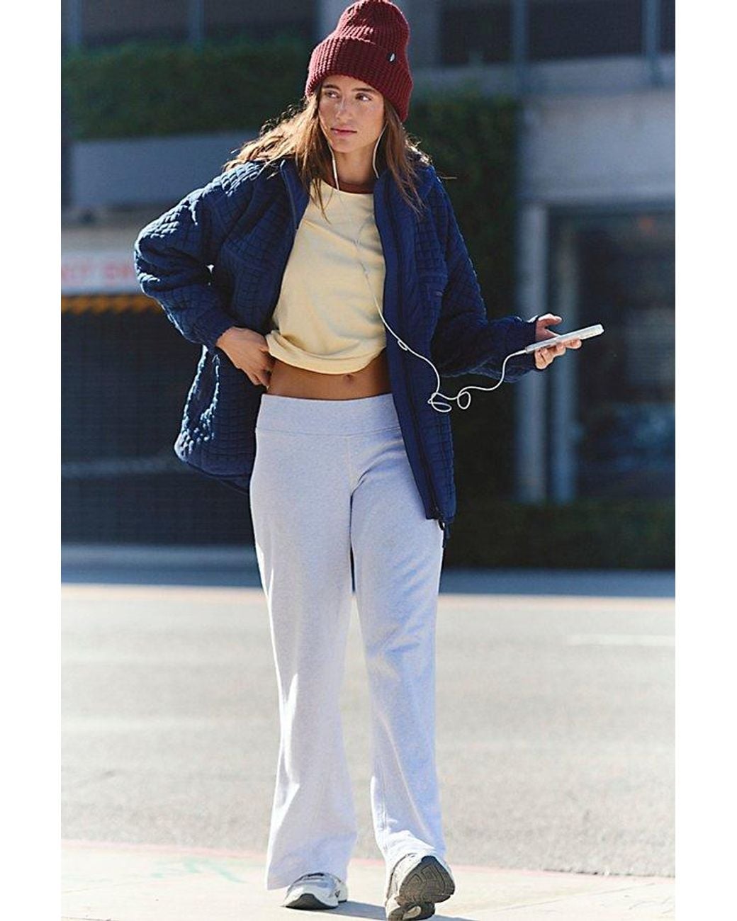 Fp Movement Blue Square Up Jacket