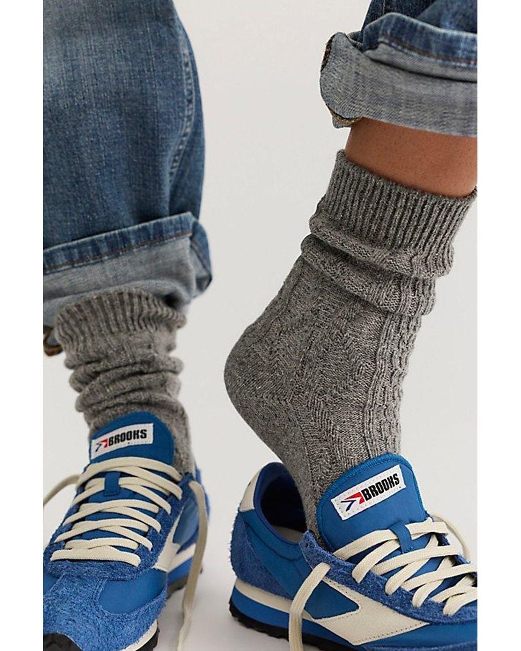 Thunders Love Blue Wool Collection Socks