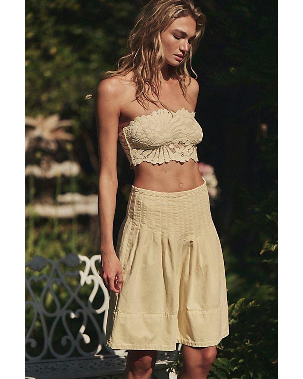 Intimately By Free People Brown Petal Party Bandeau By