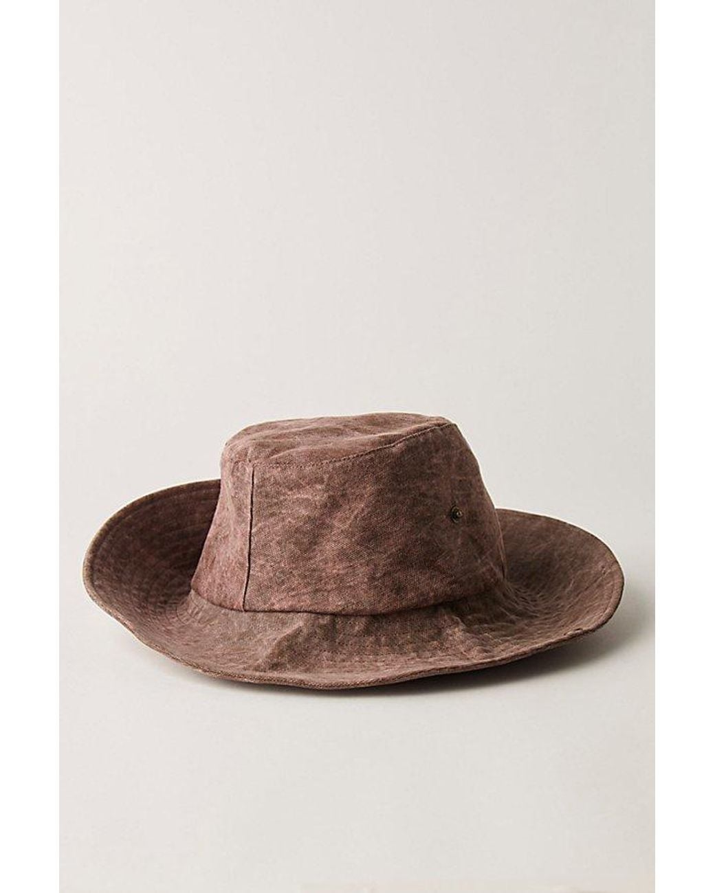 Free People Natural Washed Convertible Bucket Hat