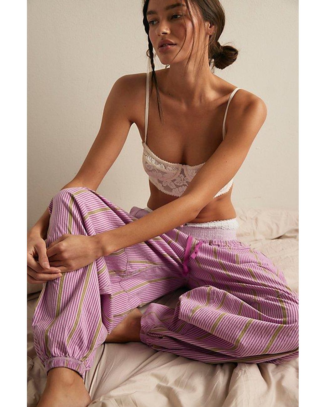 Intimately By Free People Purple Over The Moon House Pants By