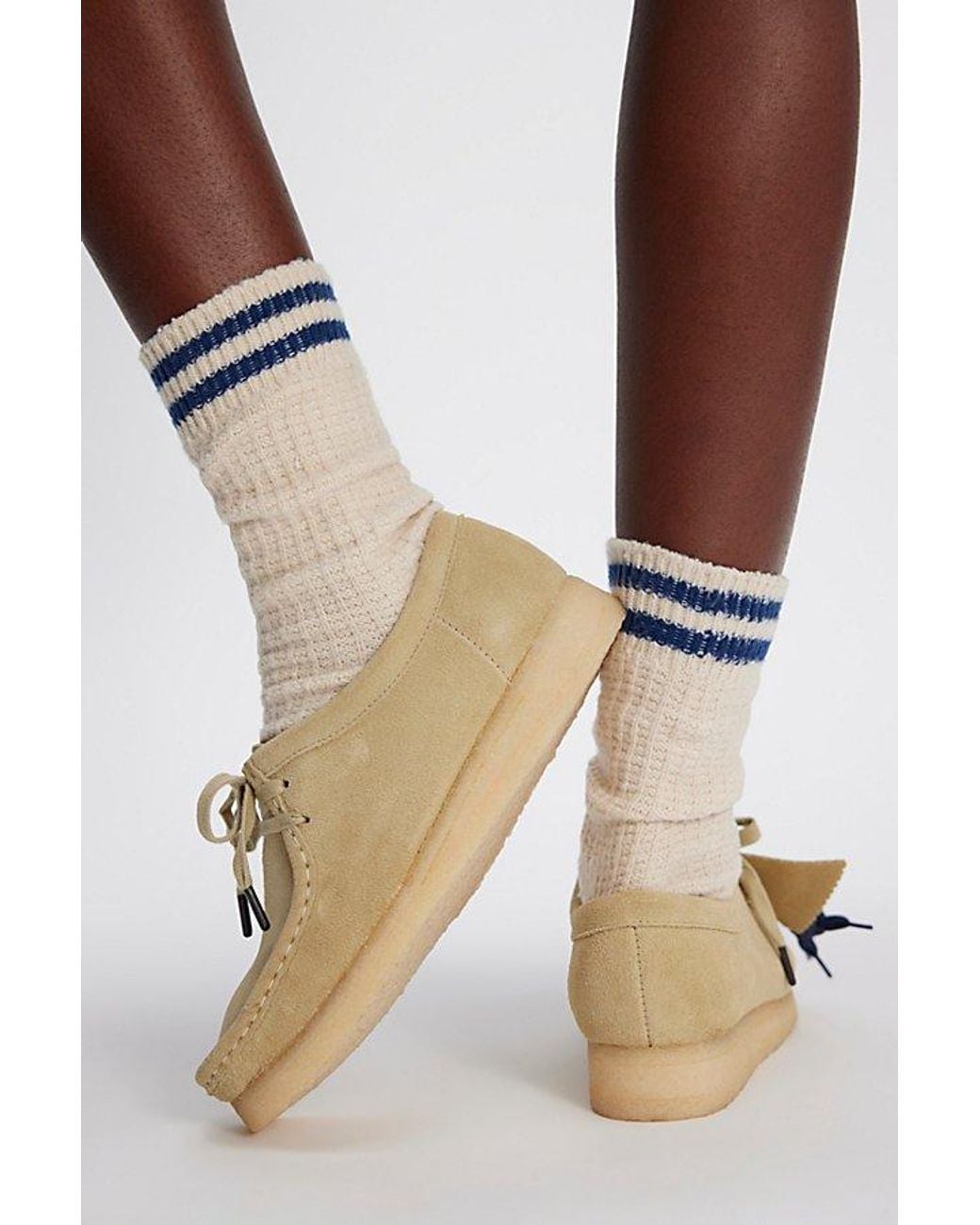 Clarks Blue Wallabee Moccasins