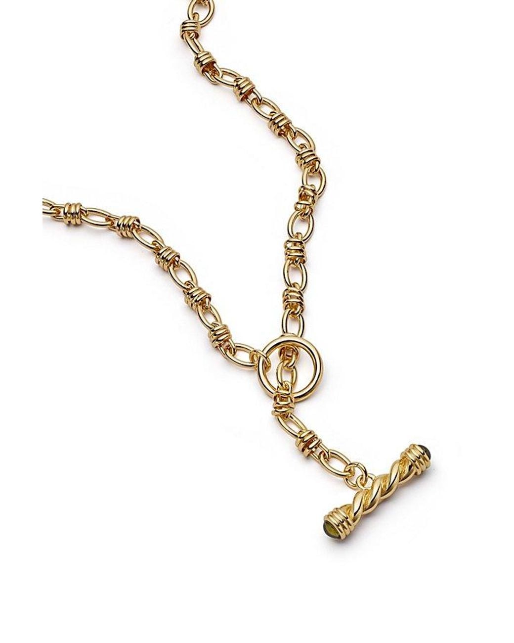Daisy London Gray X Free People Alice T-Bar Necklace