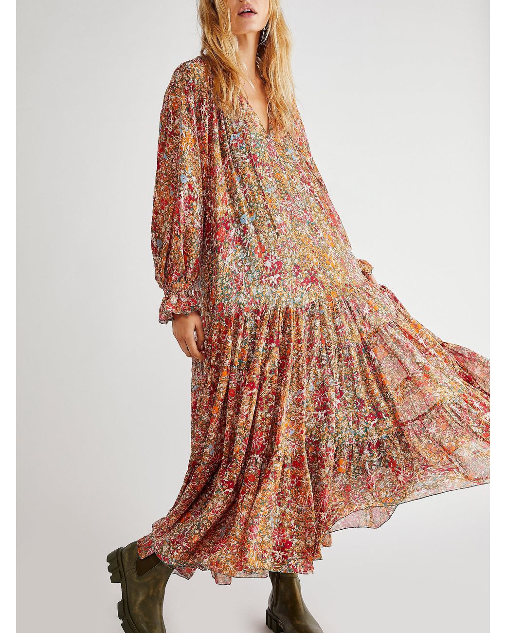 long sleeve groovy dress