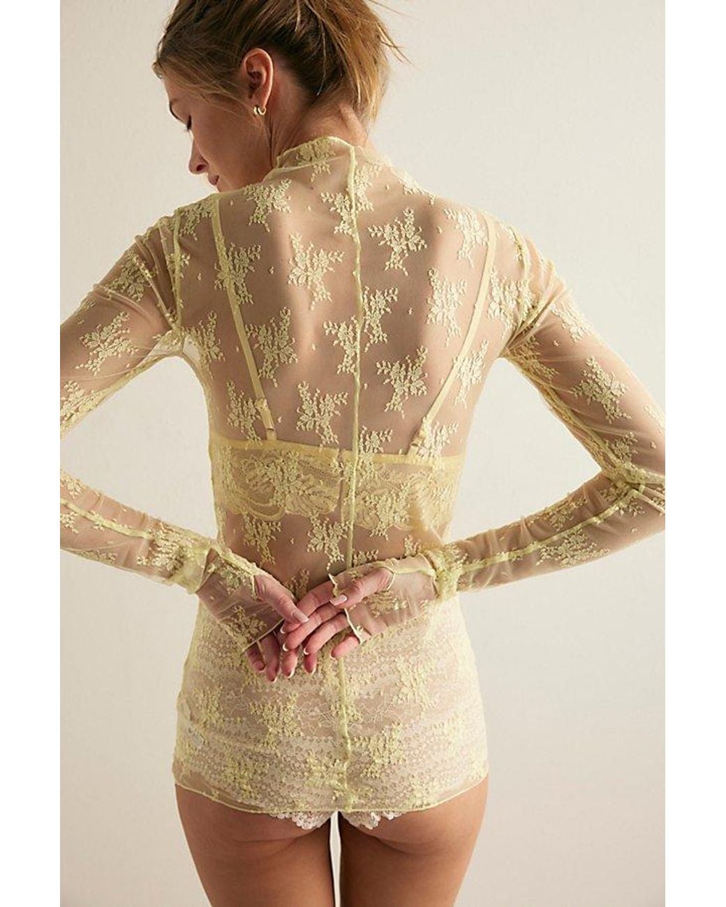 Intimately By Free People Natural Lady Lux Layering Top By