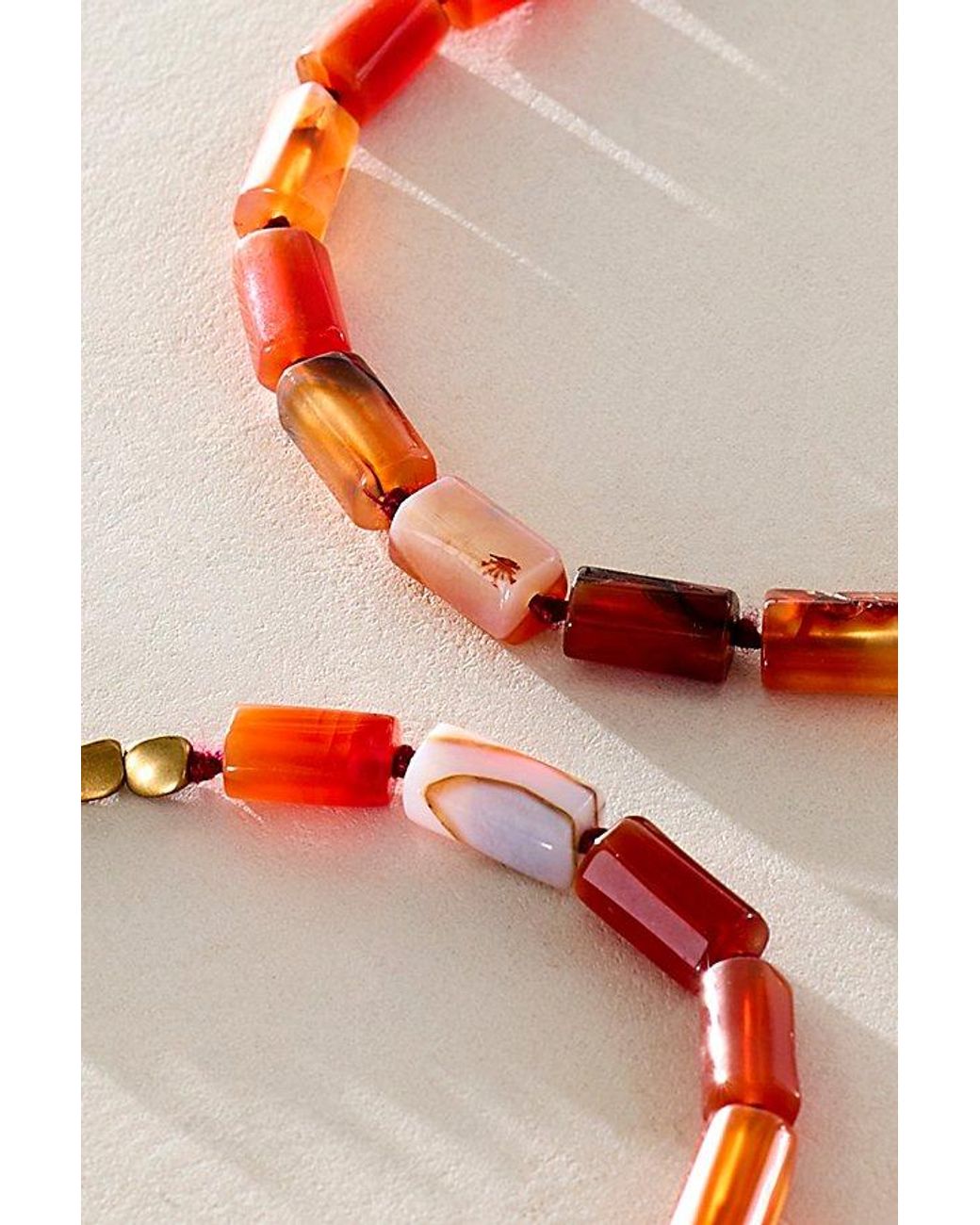Free People Multicolor Sarri Stone Anklet