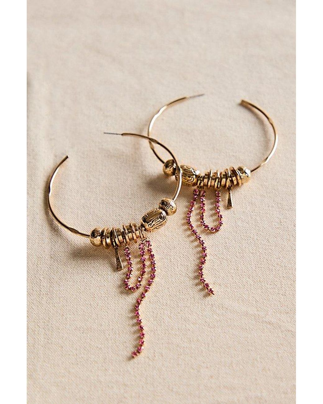 Free People Natural Flume Hoops