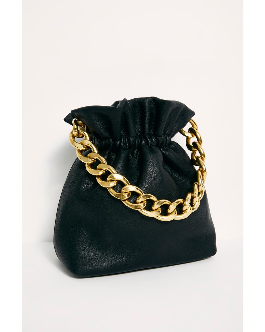 Free People Carmen Chain Clutch in Black Lyst UK