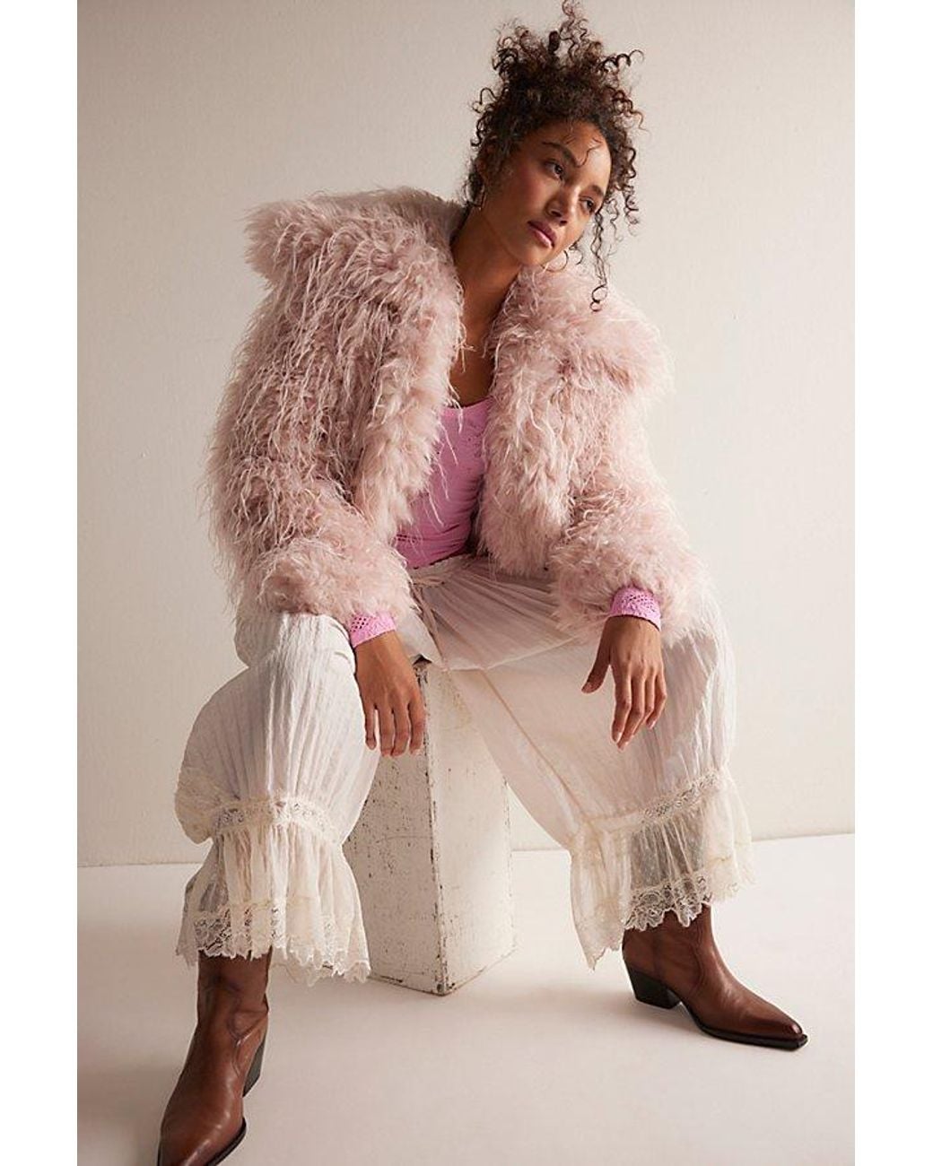 Intimately By Free People Pink Dynamic Duo Long Sleeve By