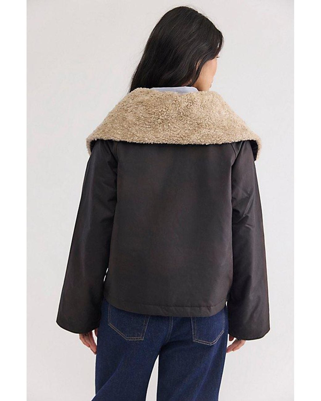 Barbour Gray Mary Waxed Cotton Jacket