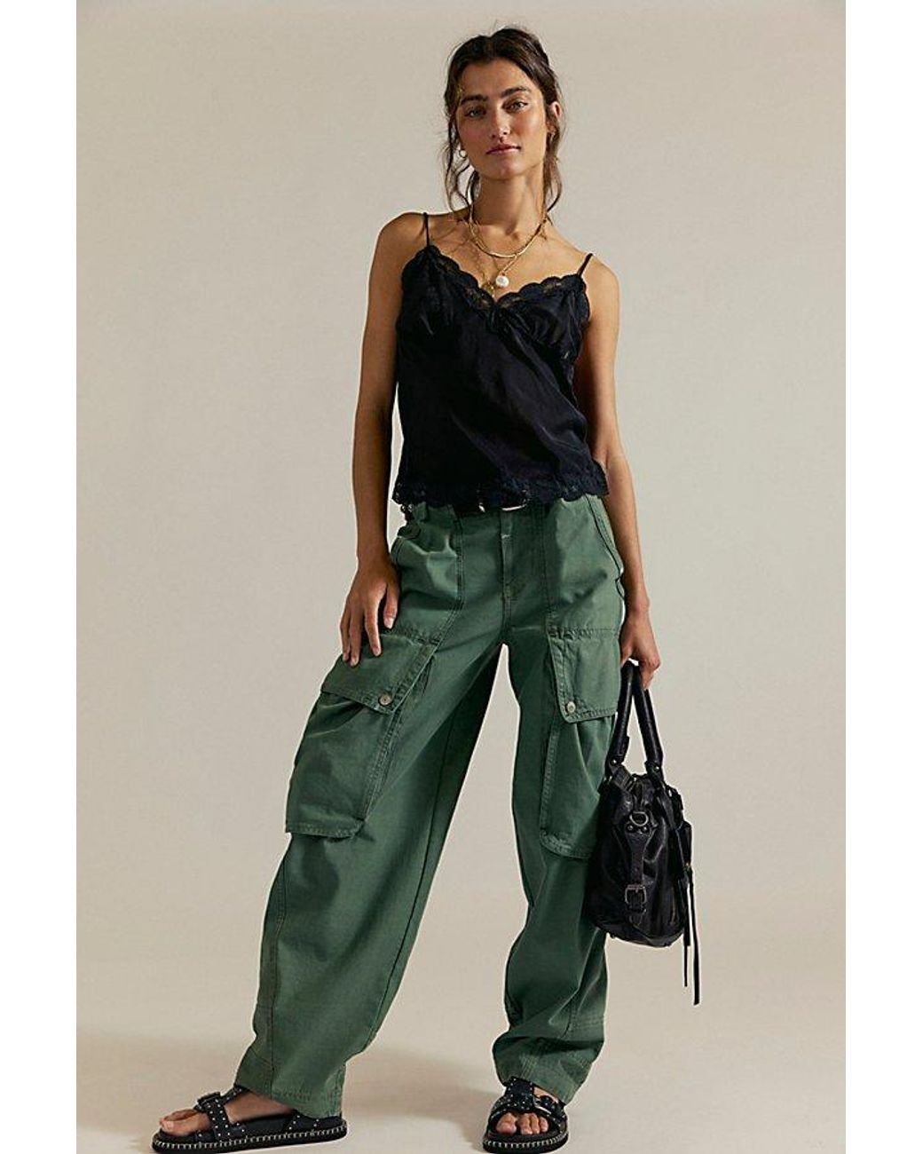 Free People Multicolor We The Free Brentwood Slouchy Cargo Pants