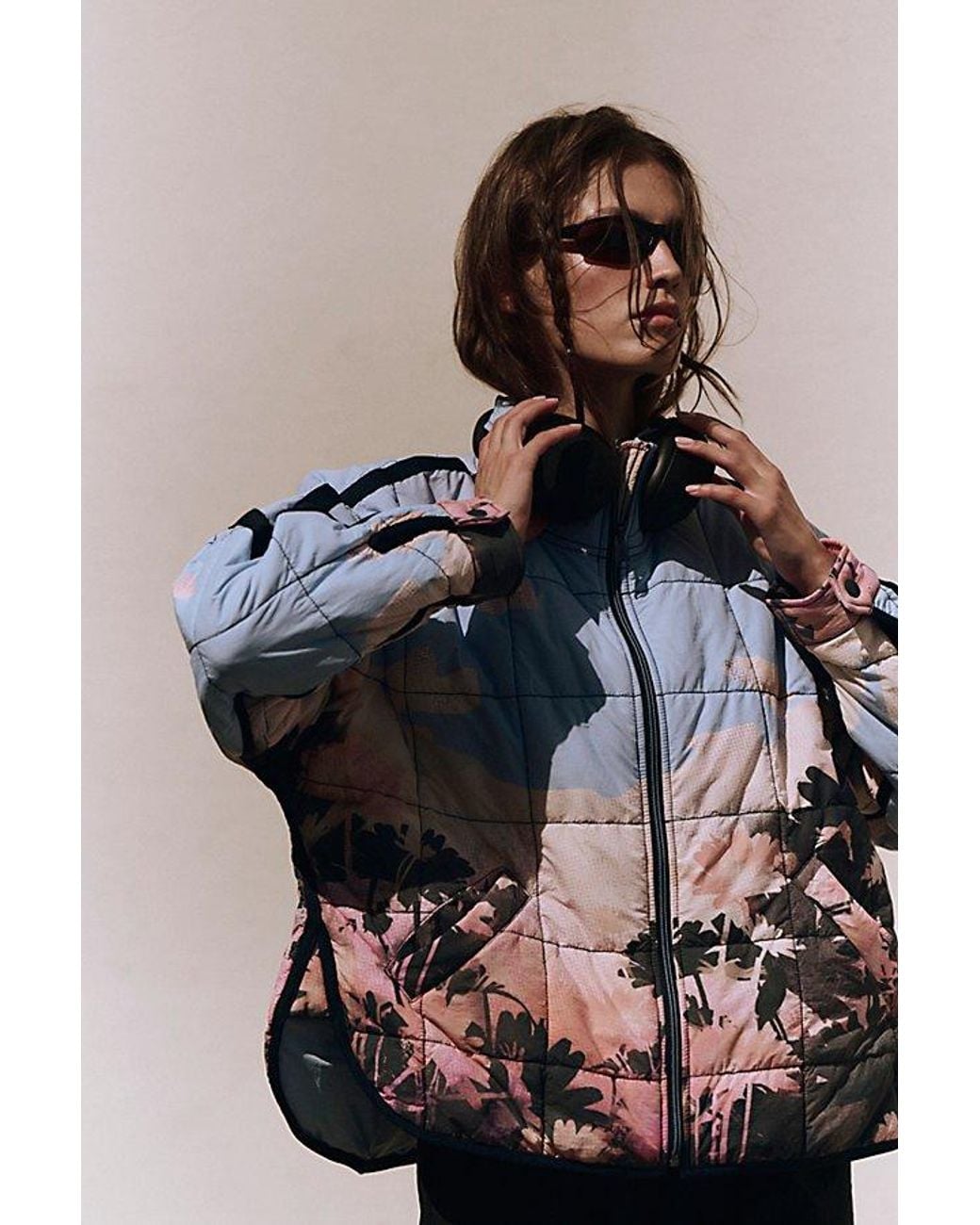 Fp Movement Multicolor Pippa Printed Packable Puffer Jacket