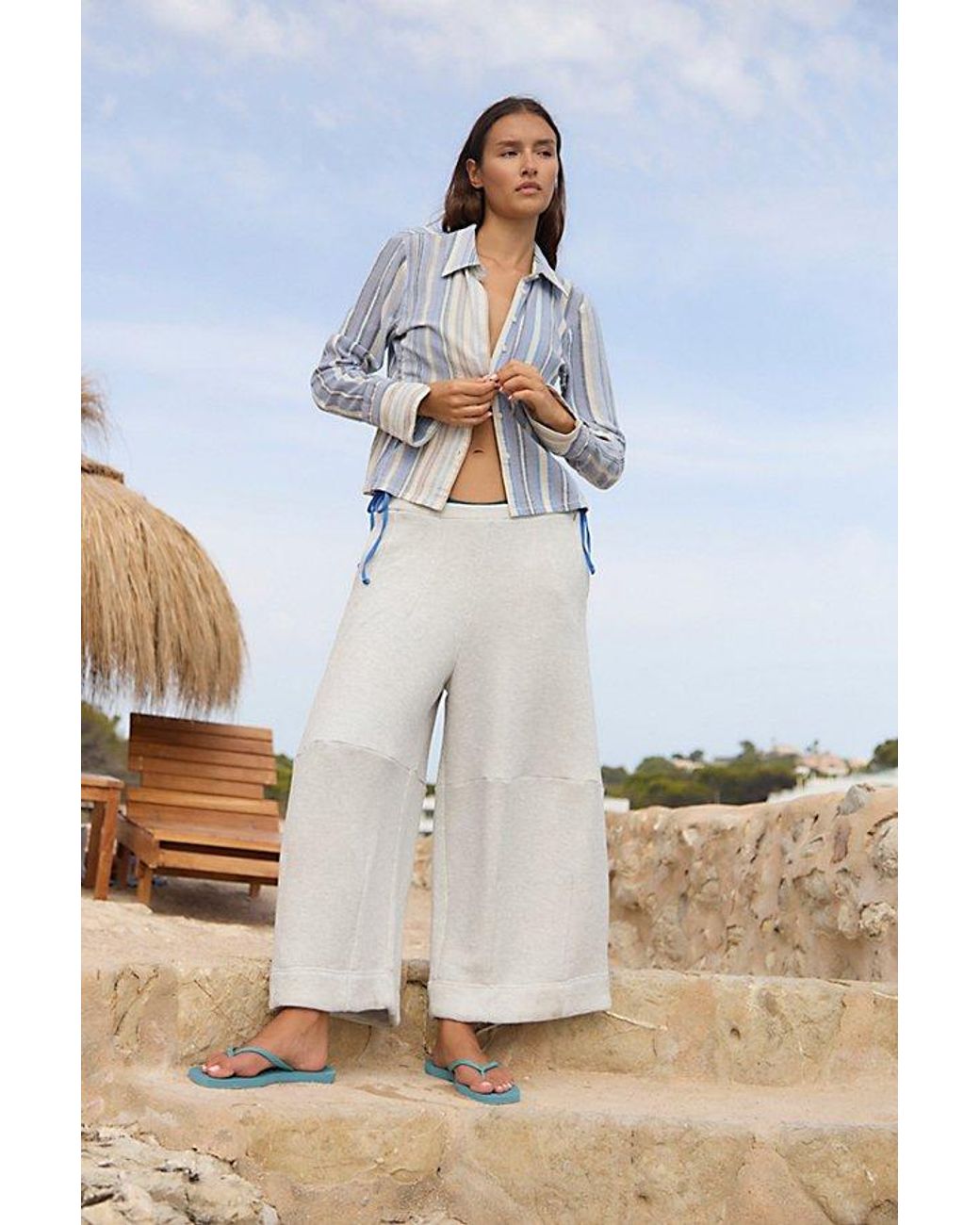 free-est Natural Marlo Pants By