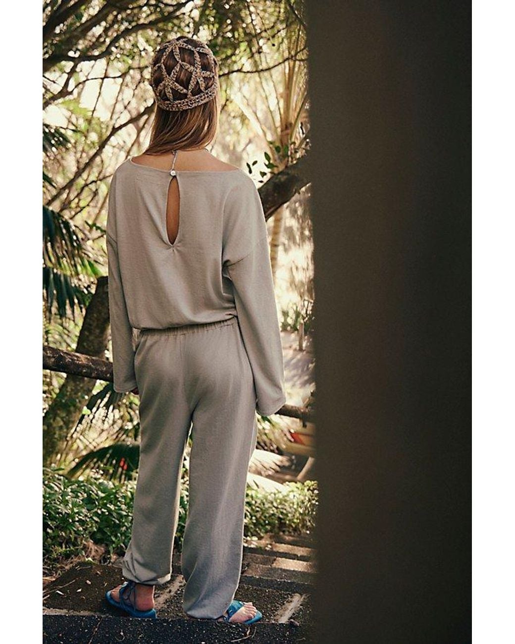 free-est Green Dorsa Jumpsuit By