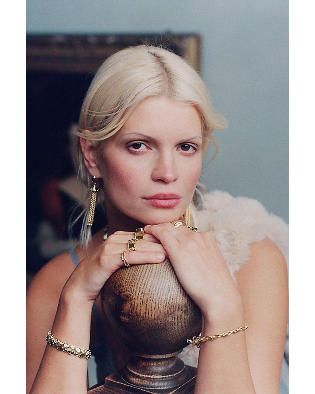 Daisy London Metallic X Free People Ada Tassel Earrings