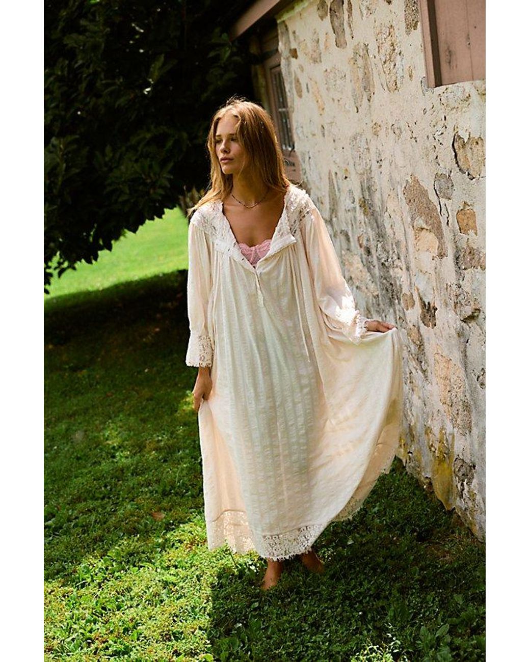 Intimately By Free People Green On The Daily Maxi Nightie By