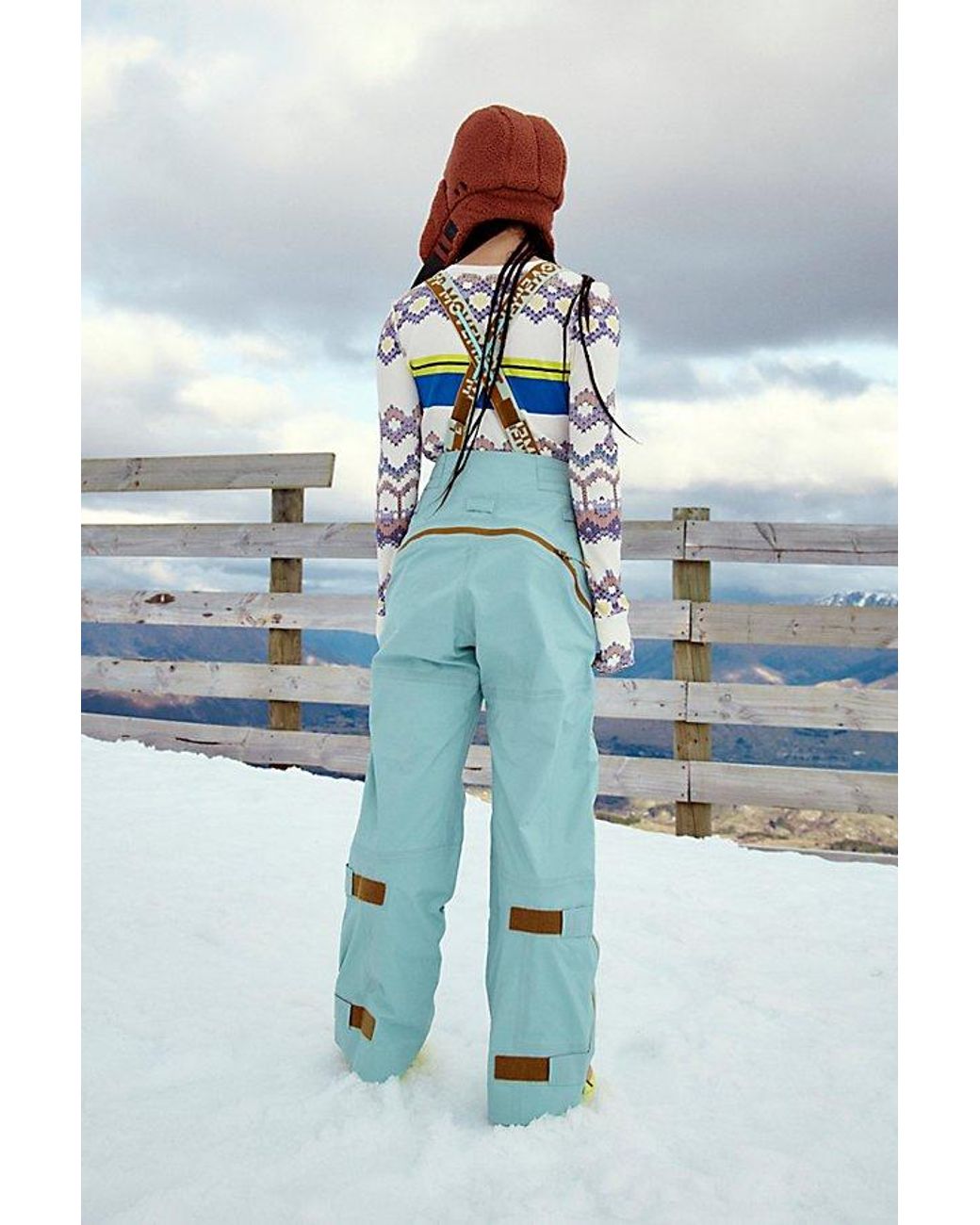 Free People Zephyr Ski Shell Pants in Blue | Lyst