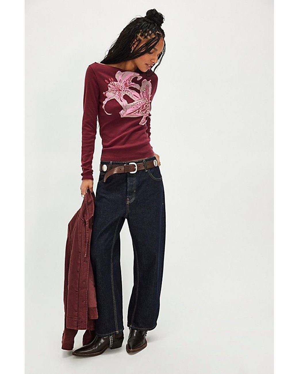 Ragabond Red Billie Long Sleeve By