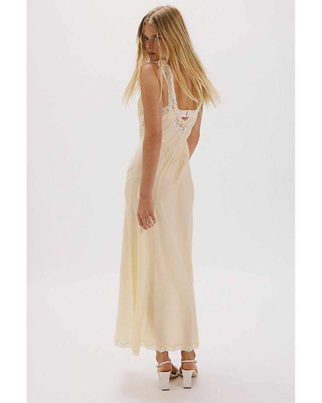 Spell Natural Vina Lace Slip Maxi Dress
