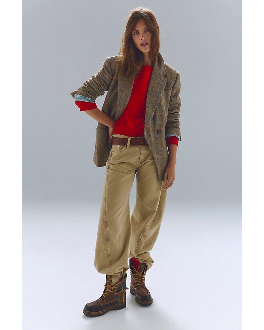 Free People Multicolor Shiloh Blazer Jacket