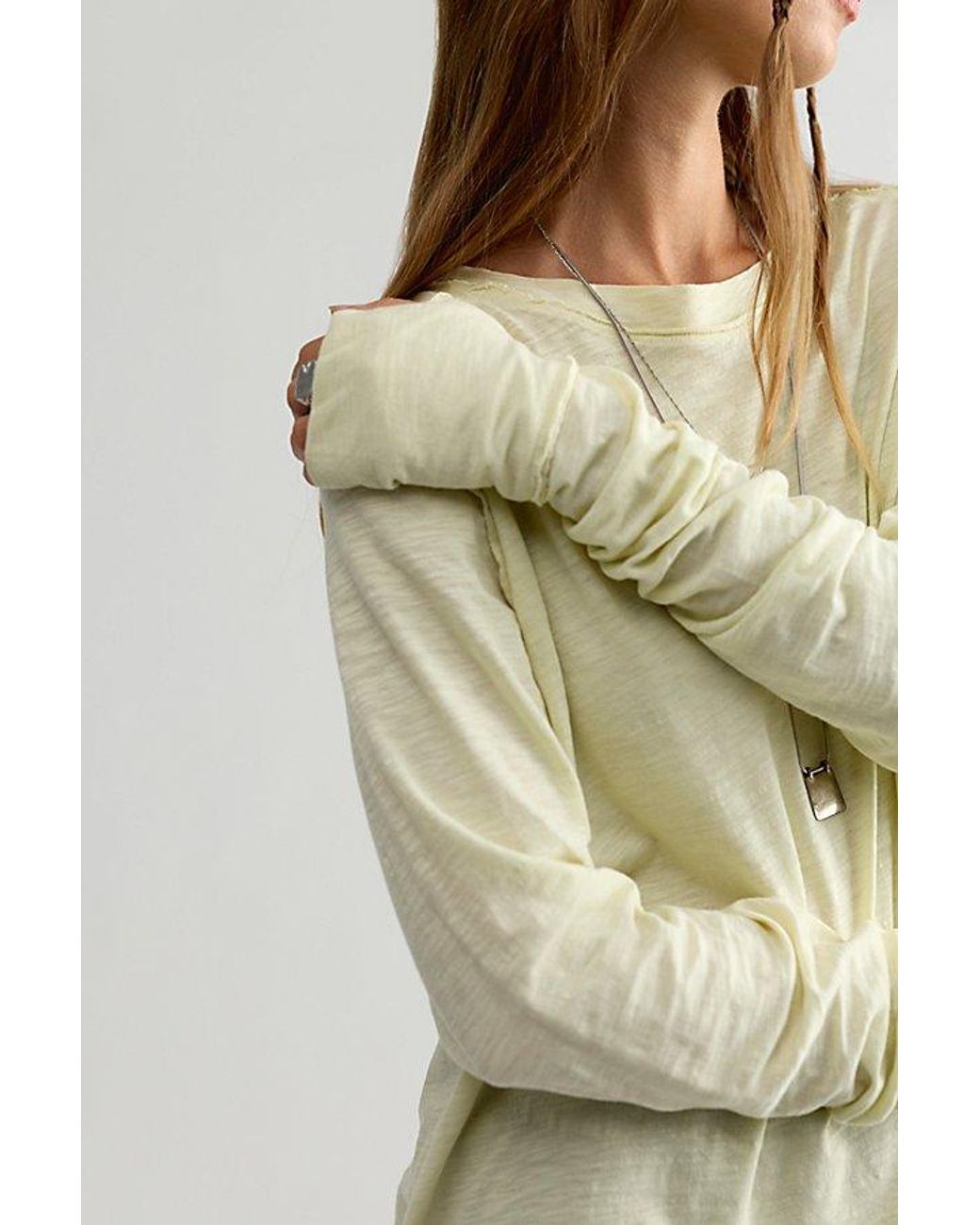 Free People Natural Arden Tee