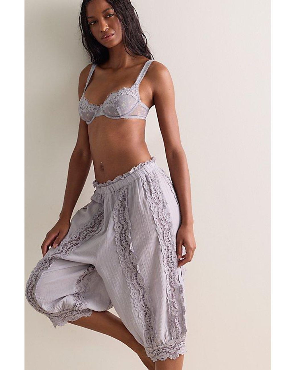 Intimately By Free People Brown Fiona Printed Mesh Demi Underwire Bra By