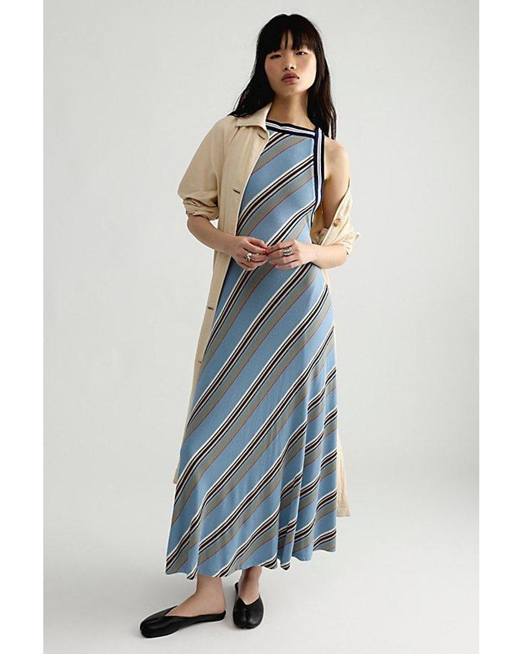 Free People Blue Hallway Haze Maxi Dress